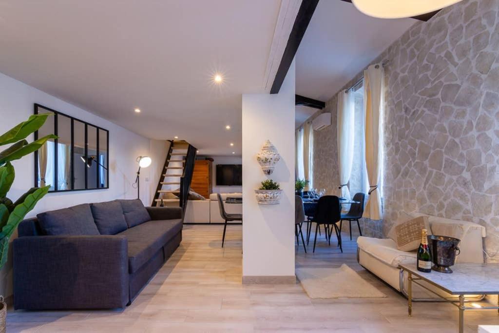 Penthouse Loft 5Min Palais Des Festivals And Beach Terrace View On Castle Cannes Luaran gambar
